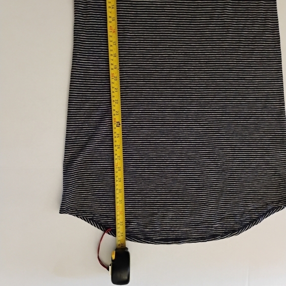 EILEEN FISHER Hemp Cotton Dress | Petite STRIPED Petite S - Picture 4 of 6